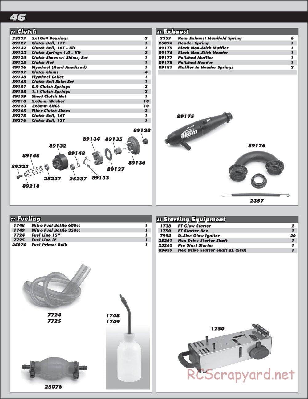 Team Associated - RC8.2 Factory Team - Manual - Page 46