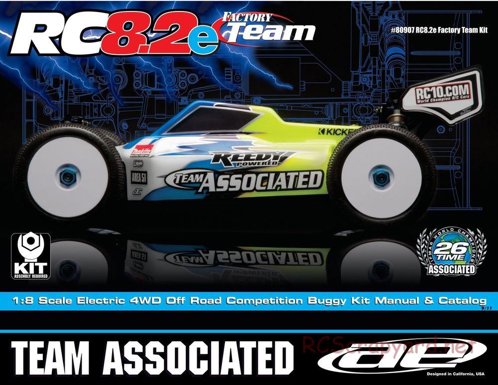 Team Associated - RC8.2e Factory Team - Manual - Page 1