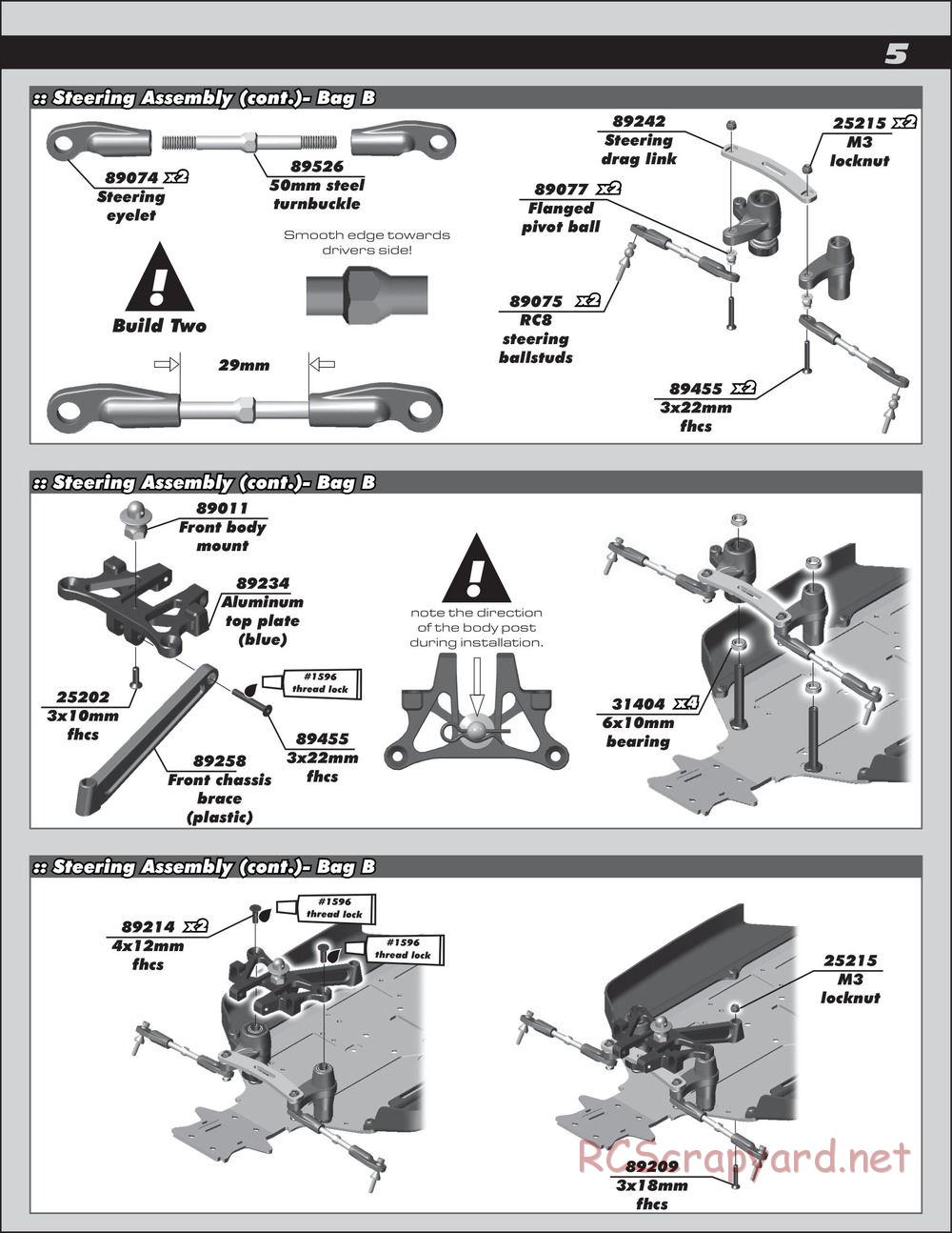 Team Associated - RC8.2e Factory Team - Manual - Page 5