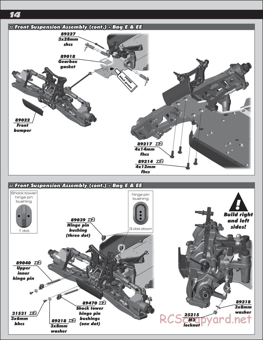 Team Associated - RC8.2e Factory Team - Manual - Page 14