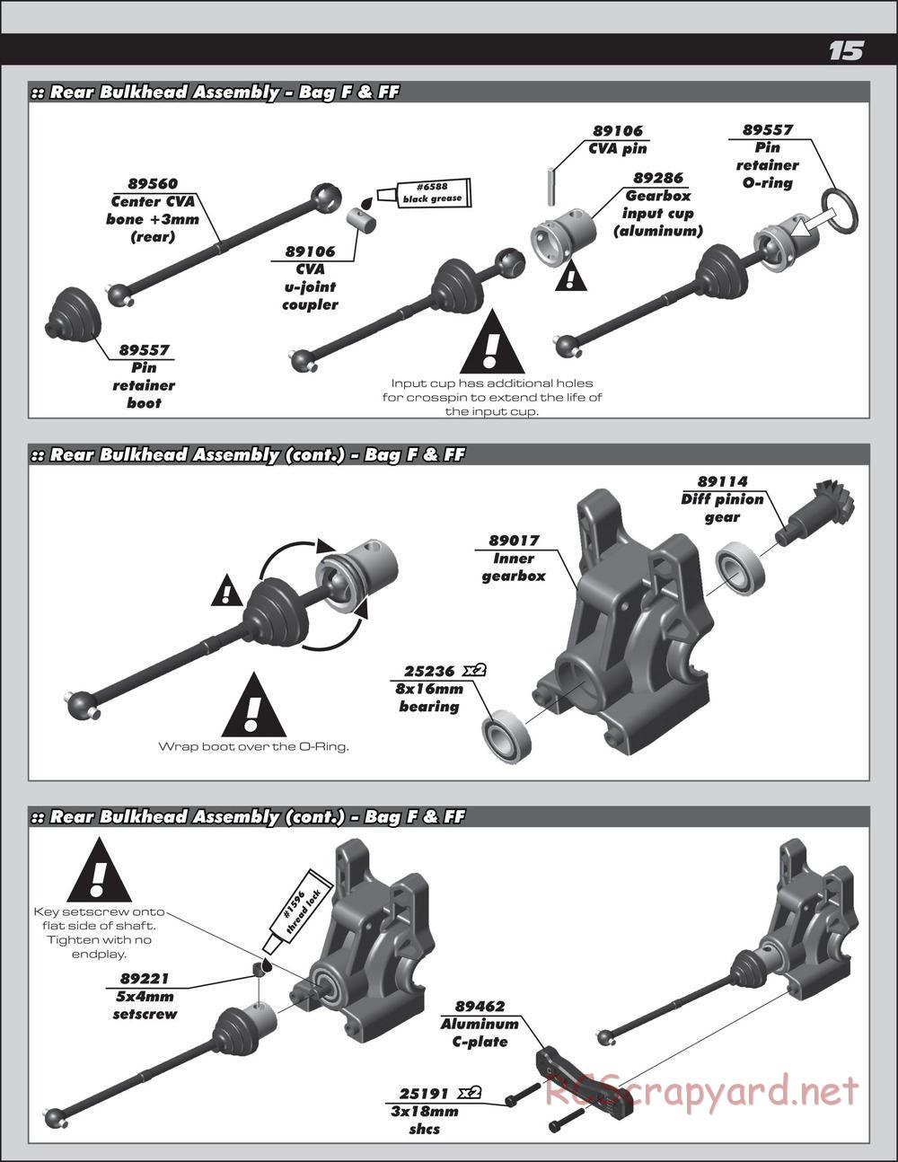 Team Associated - RC8.2e Factory Team - Manual - Page 15