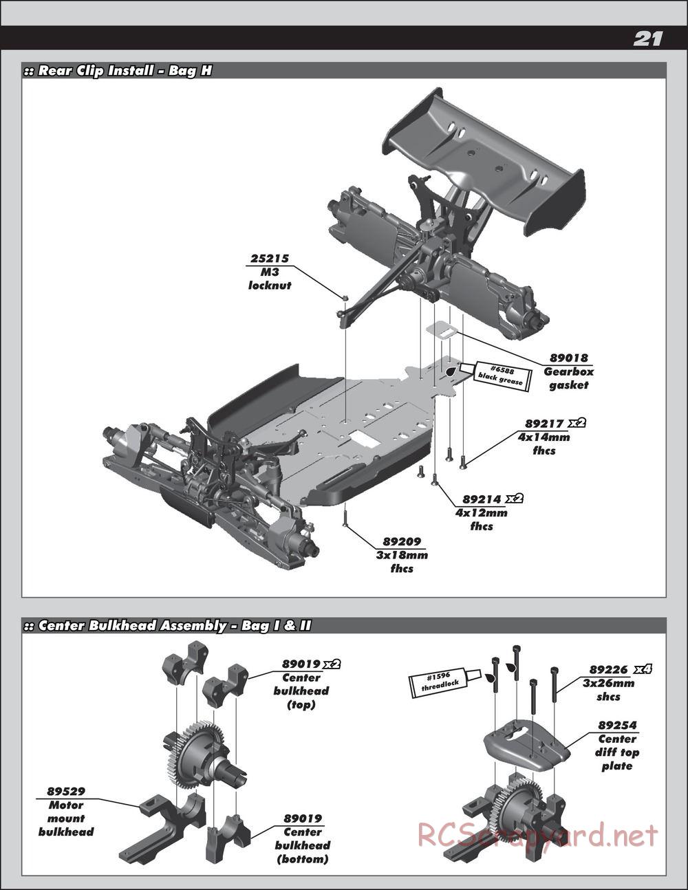 Team Associated - RC8.2e Factory Team - Manual - Page 21