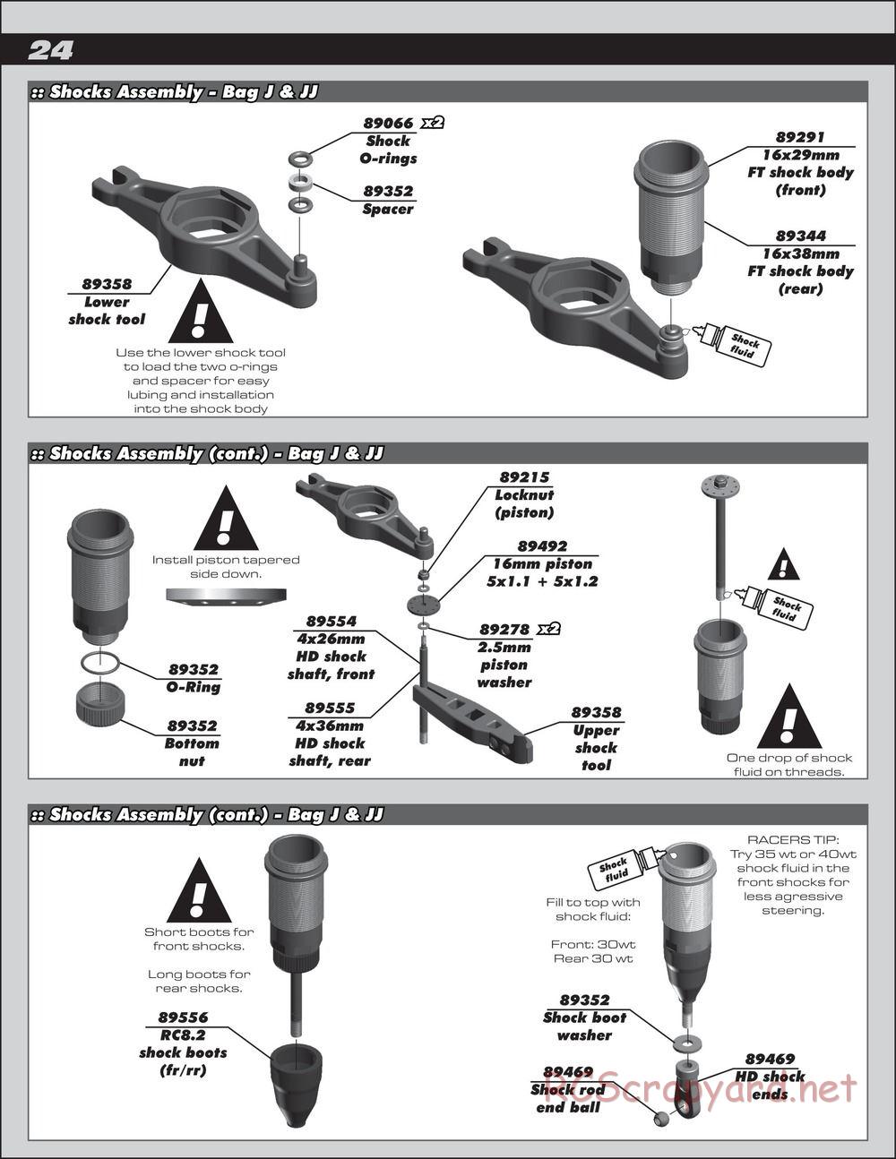 Team Associated - RC8.2e Factory Team - Manual - Page 24