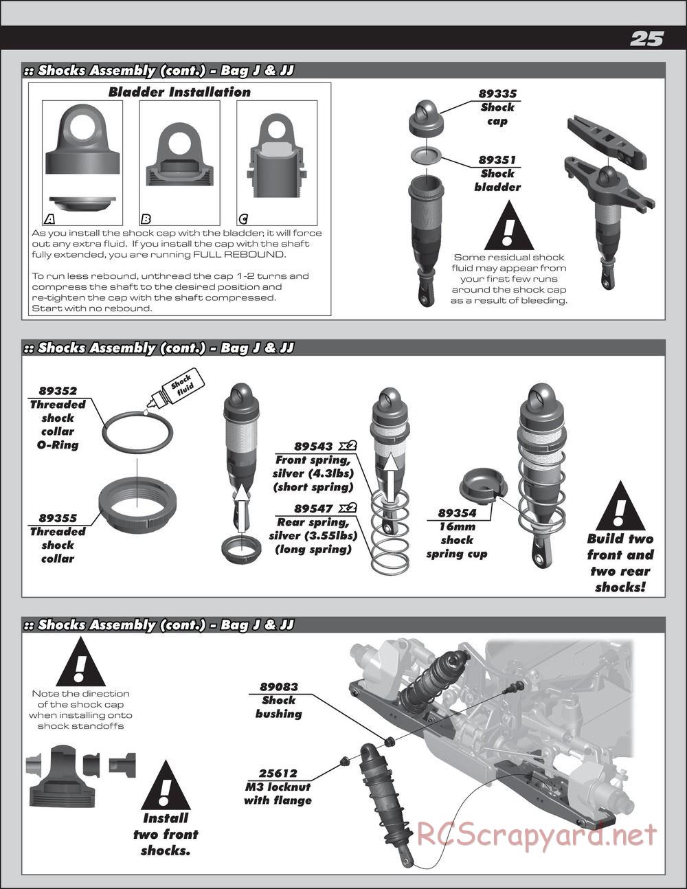 Team Associated - RC8.2e Factory Team - Manual - Page 25