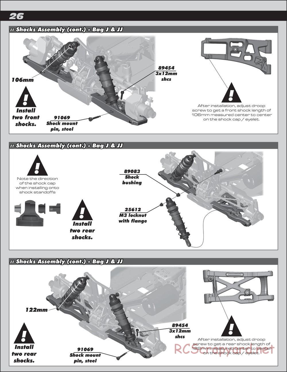 Team Associated - RC8.2e Factory Team - Manual - Page 26