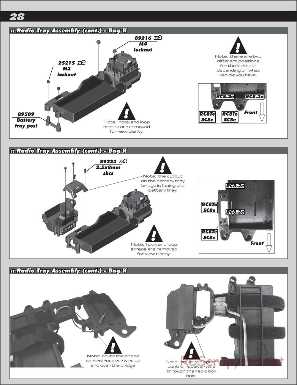 Team Associated - RC8.2e Factory Team - Manual - Page 28