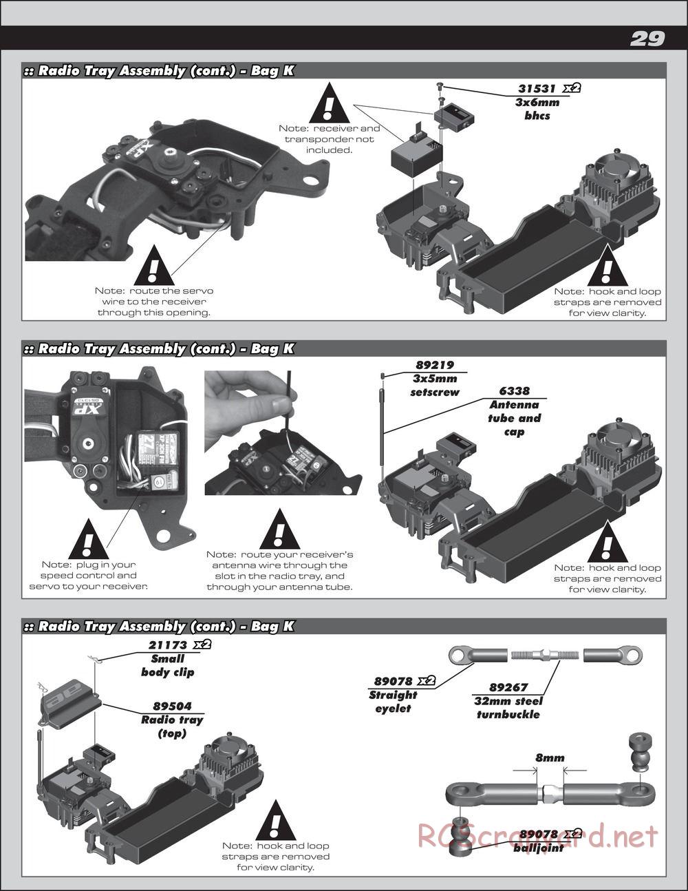 Team Associated - RC8.2e Factory Team - Manual - Page 29