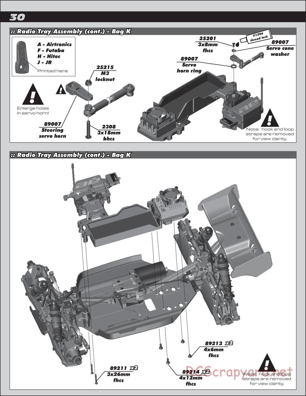 Team Associated - RC8.2e Factory Team - Manual - Page 30