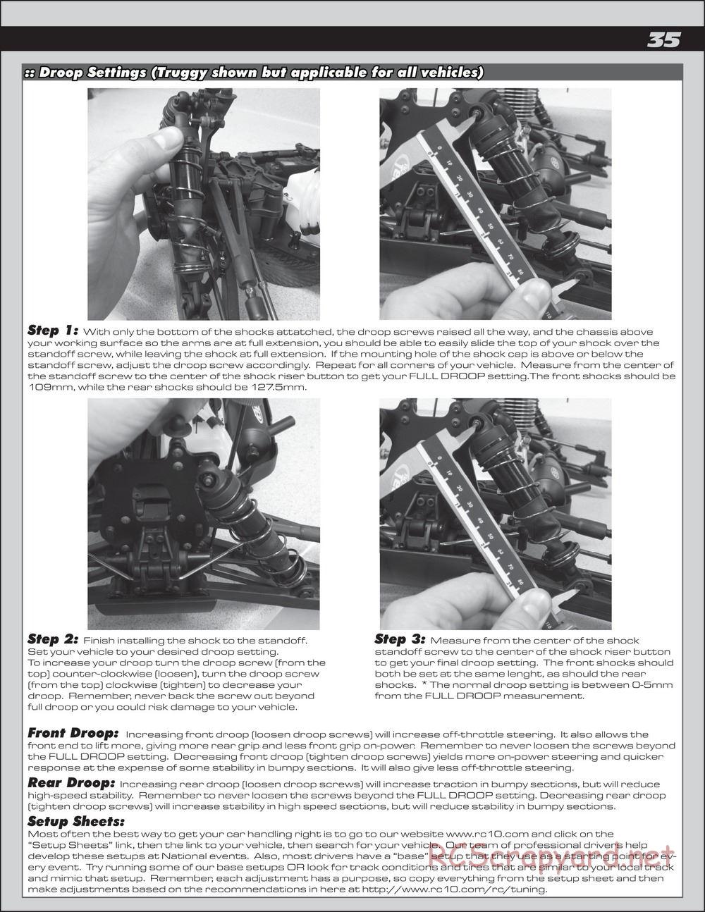 Team Associated - RC8.2e Factory Team - Manual - Page 35
