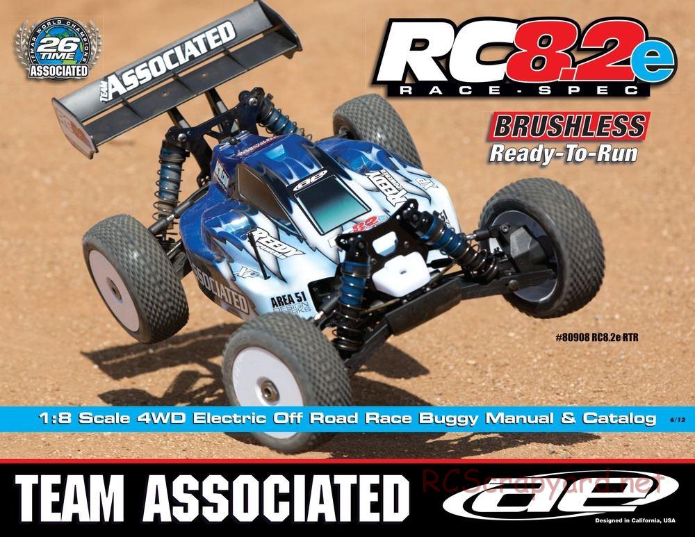 Team Associated - RC8.2e Race Spec - Manual - Page 1