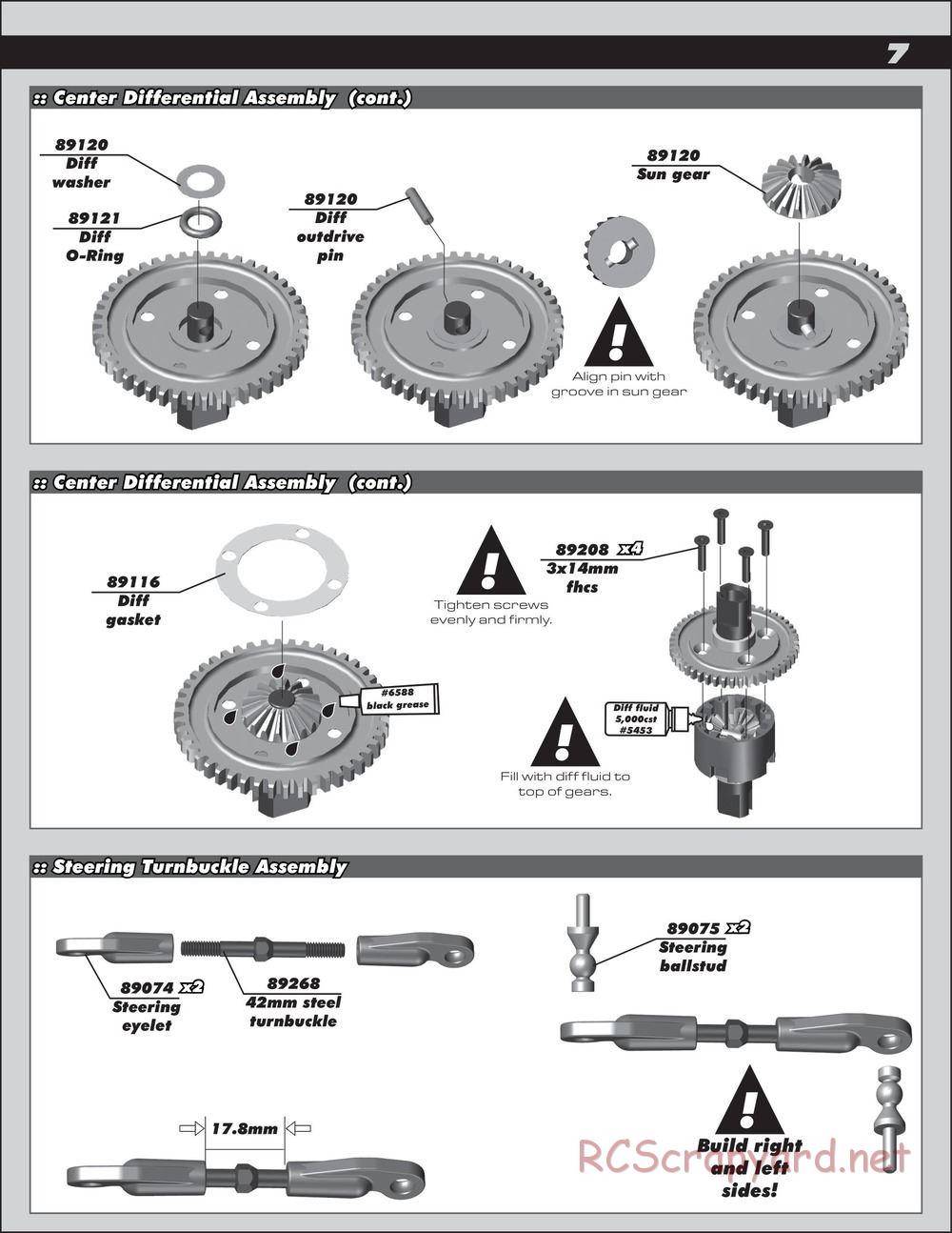 Team Associated - RC8.2e Race Spec - Manual - Page 7