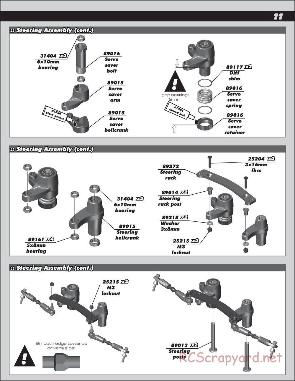 Team Associated - RC8.2e Race Spec - Manual - Page 11