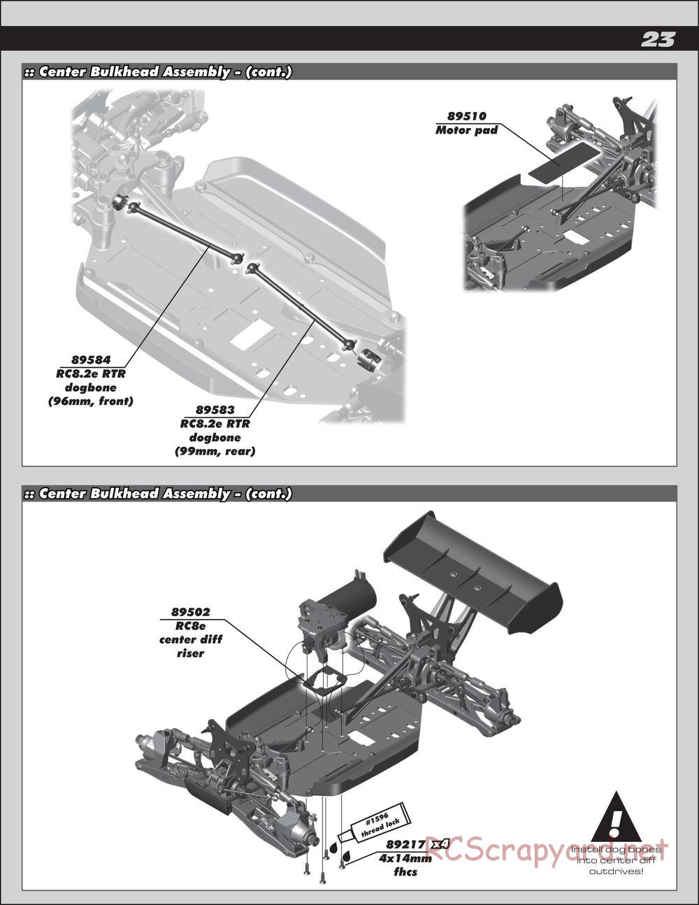 Team Associated - RC8.2e Race Spec - Manual - Page 23