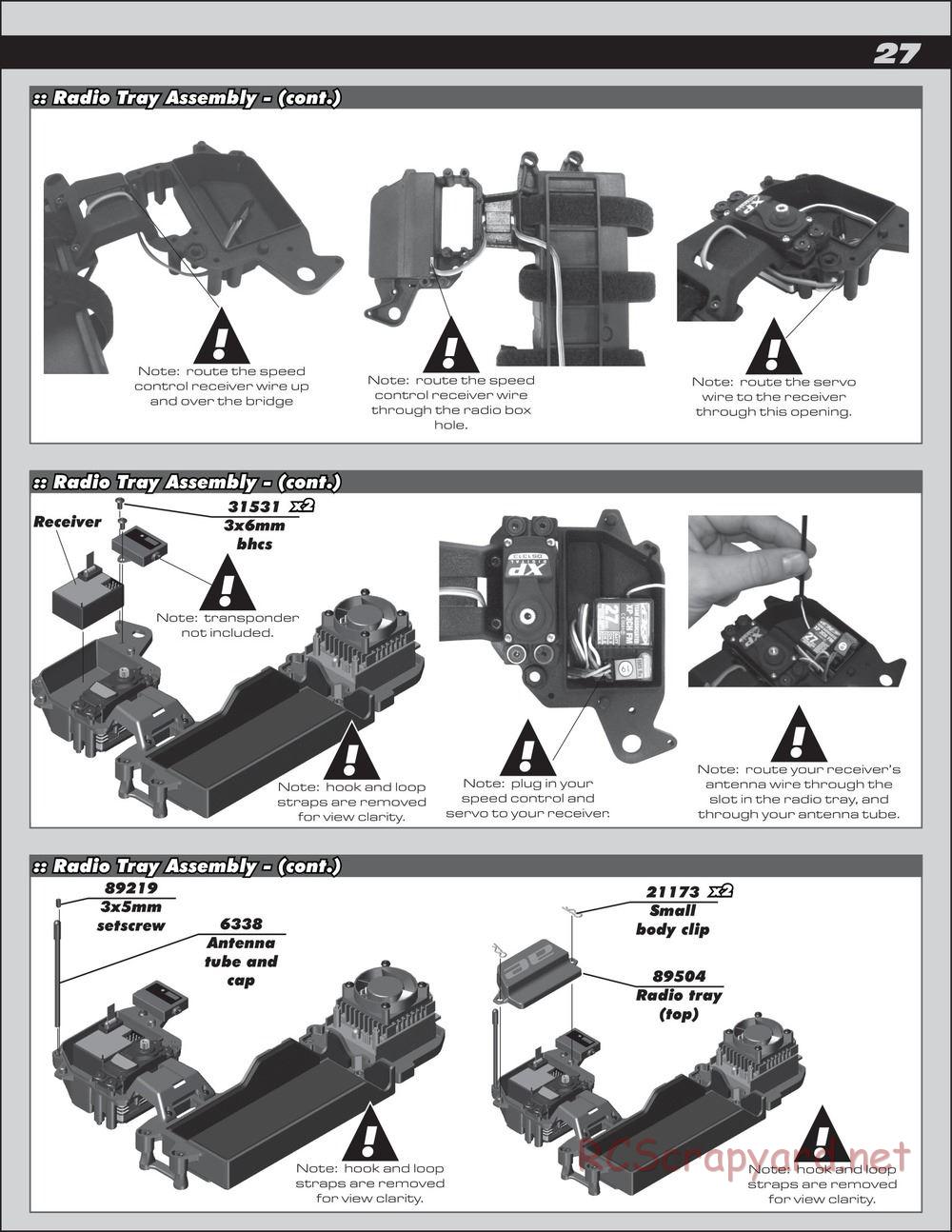 Team Associated - RC8.2e Race Spec - Manual - Page 27