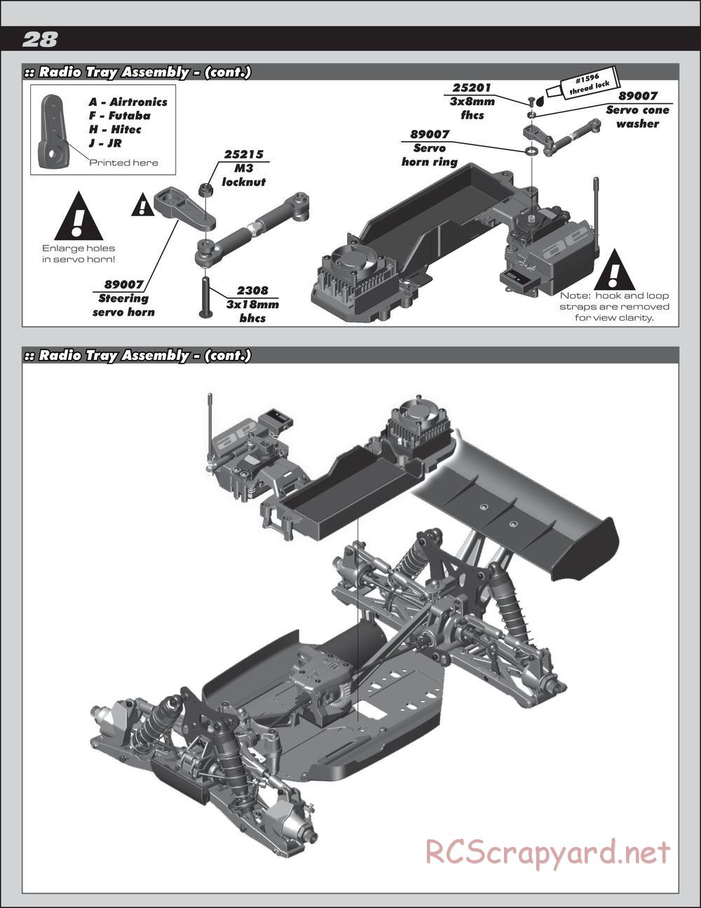 Team Associated - RC8.2e Race Spec - Manual - Page 28