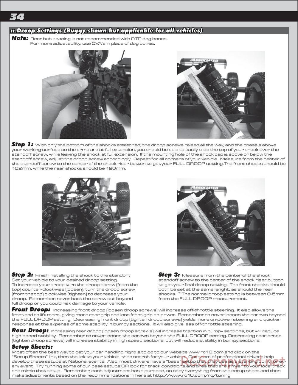 Team Associated - RC8.2e Race Spec - Manual - Page 34