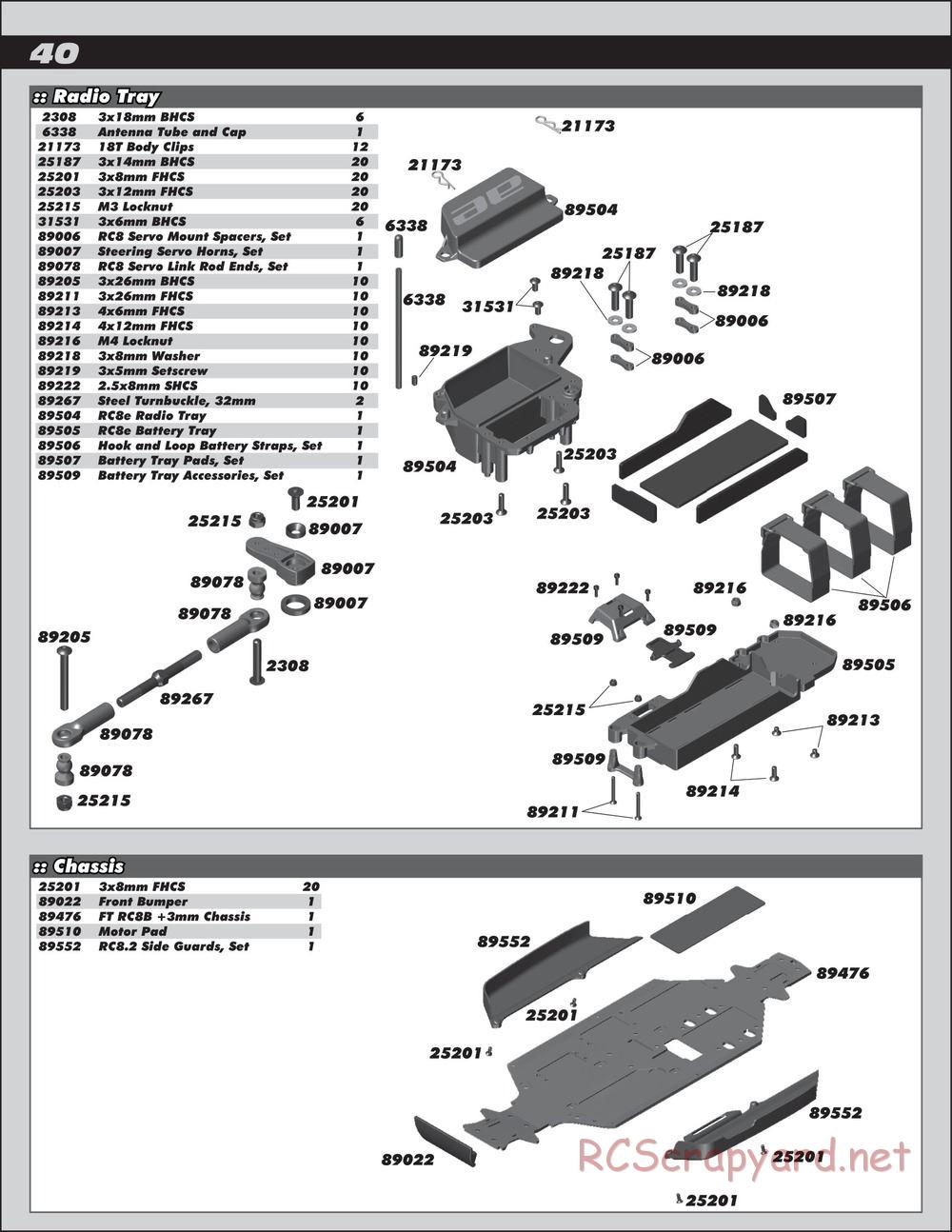 Team Associated - RC8.2e Race Spec - Manual - Page 40