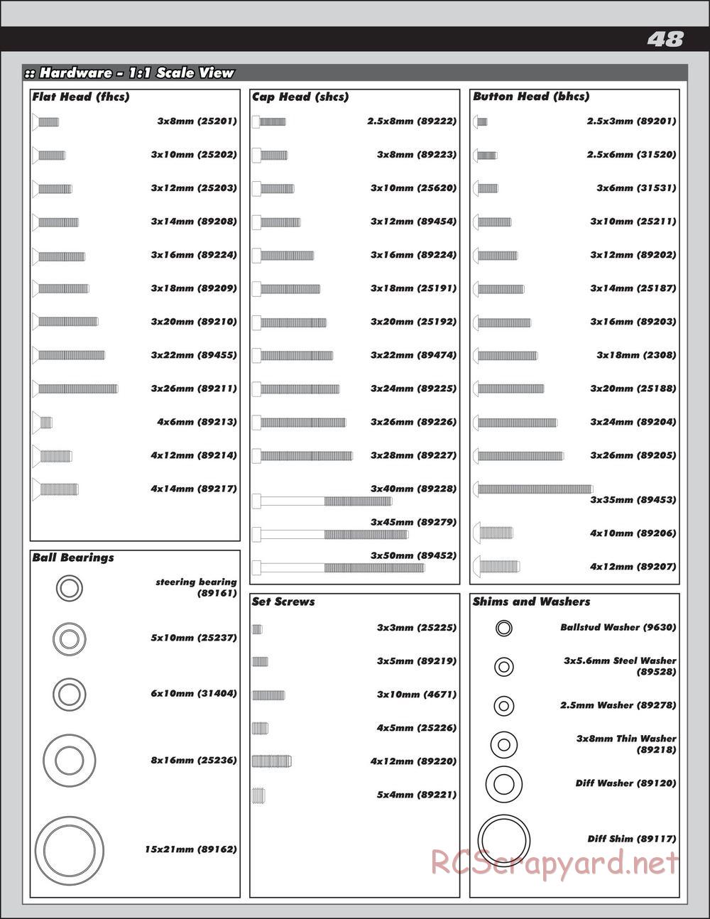 Team Associated - RC8.2e Race Spec - Manual - Page 48