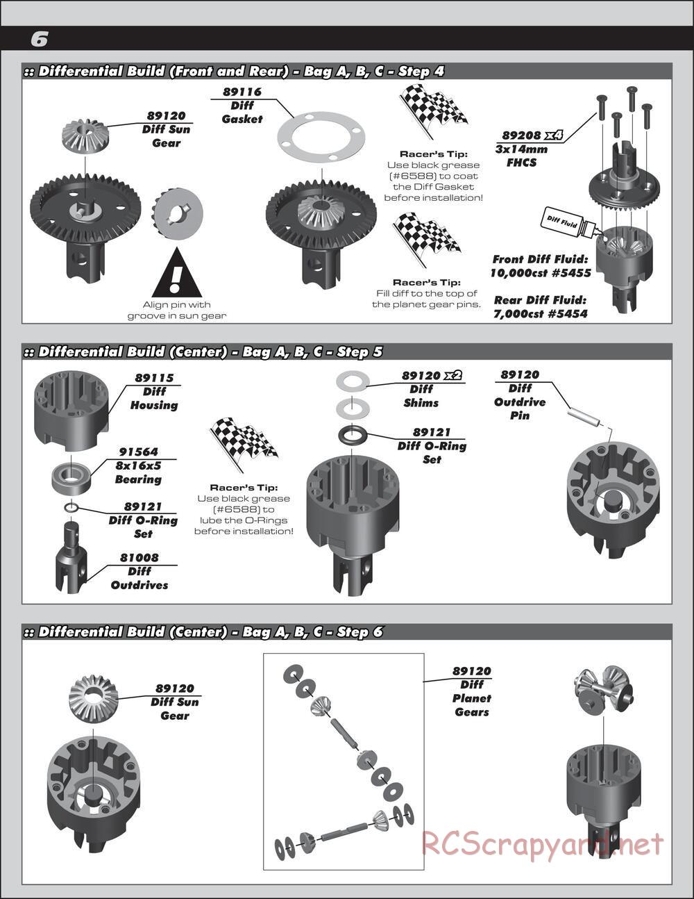 Team Associated - RC8B3e Team - Manual - Page 6