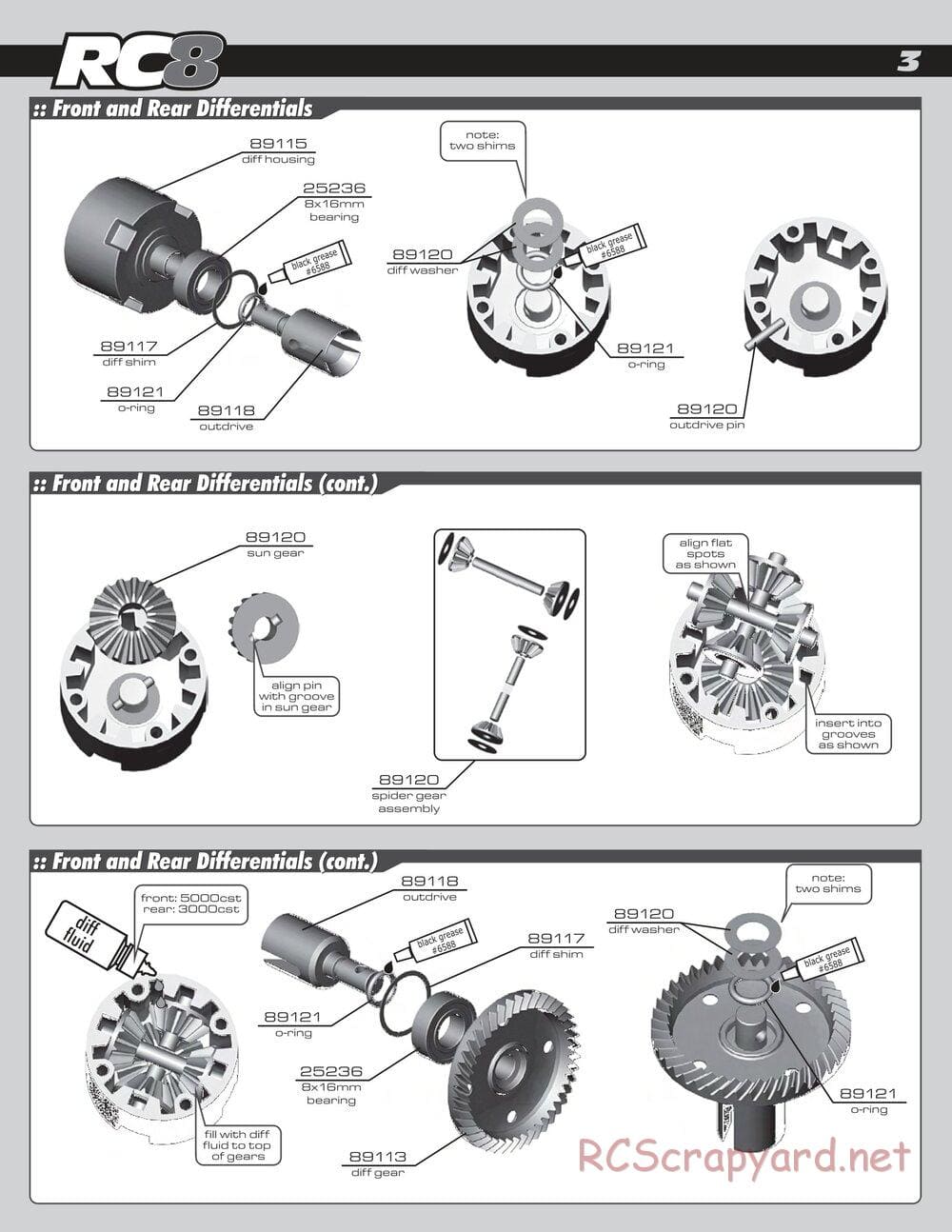 Team Associated - RC8 RS RTR - Manual - Page 3