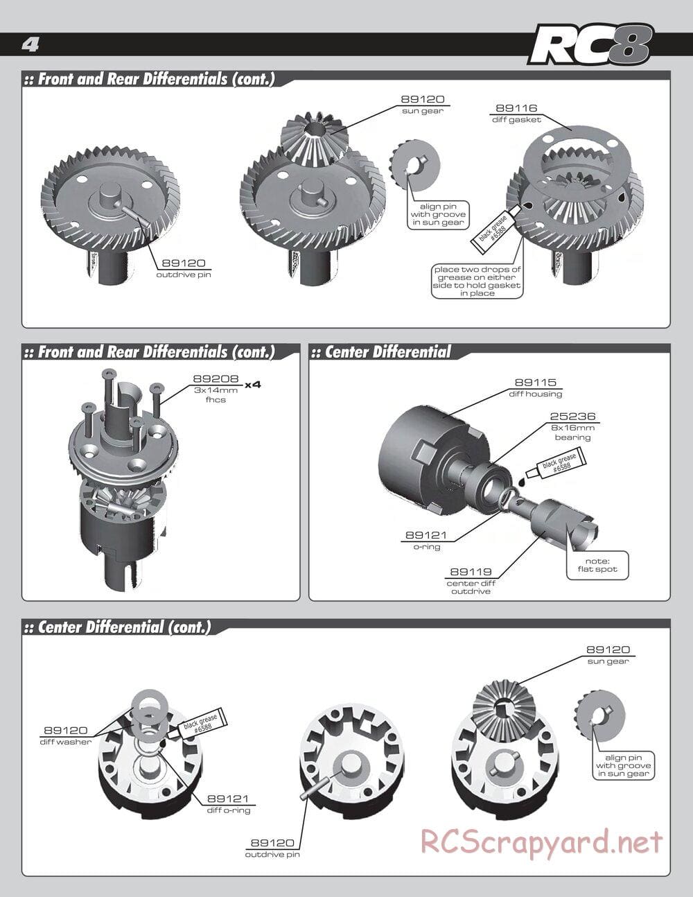 Team Associated - RC8 RS RTR - Manual - Page 4