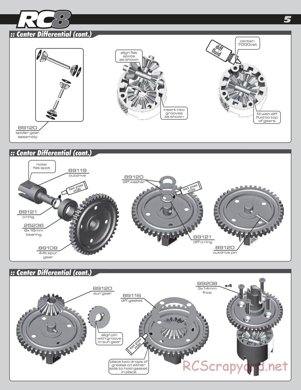 Team Associated - RC8 Factory Team - Manual - Page 5