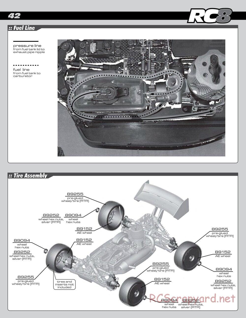 Team Associated - RC8 Factory Team - Manual - Page 42