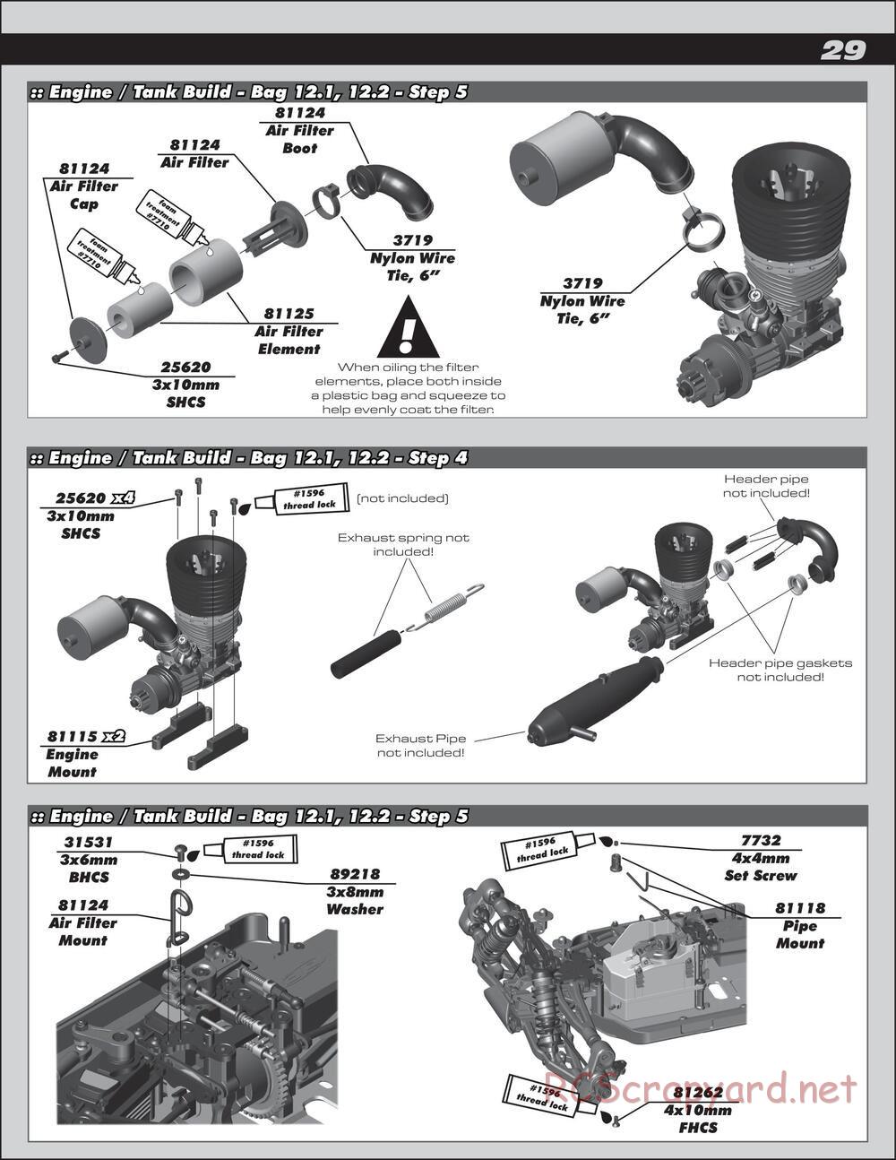 Team Associated - RC8T3.1e Team - Manual - Page 29