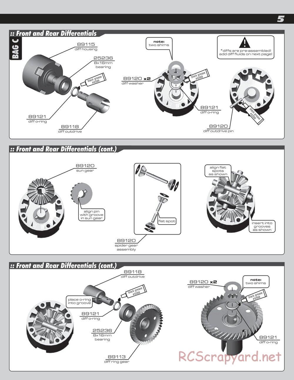 Team Associated - RC8B Factory Team - Manual - Page 5