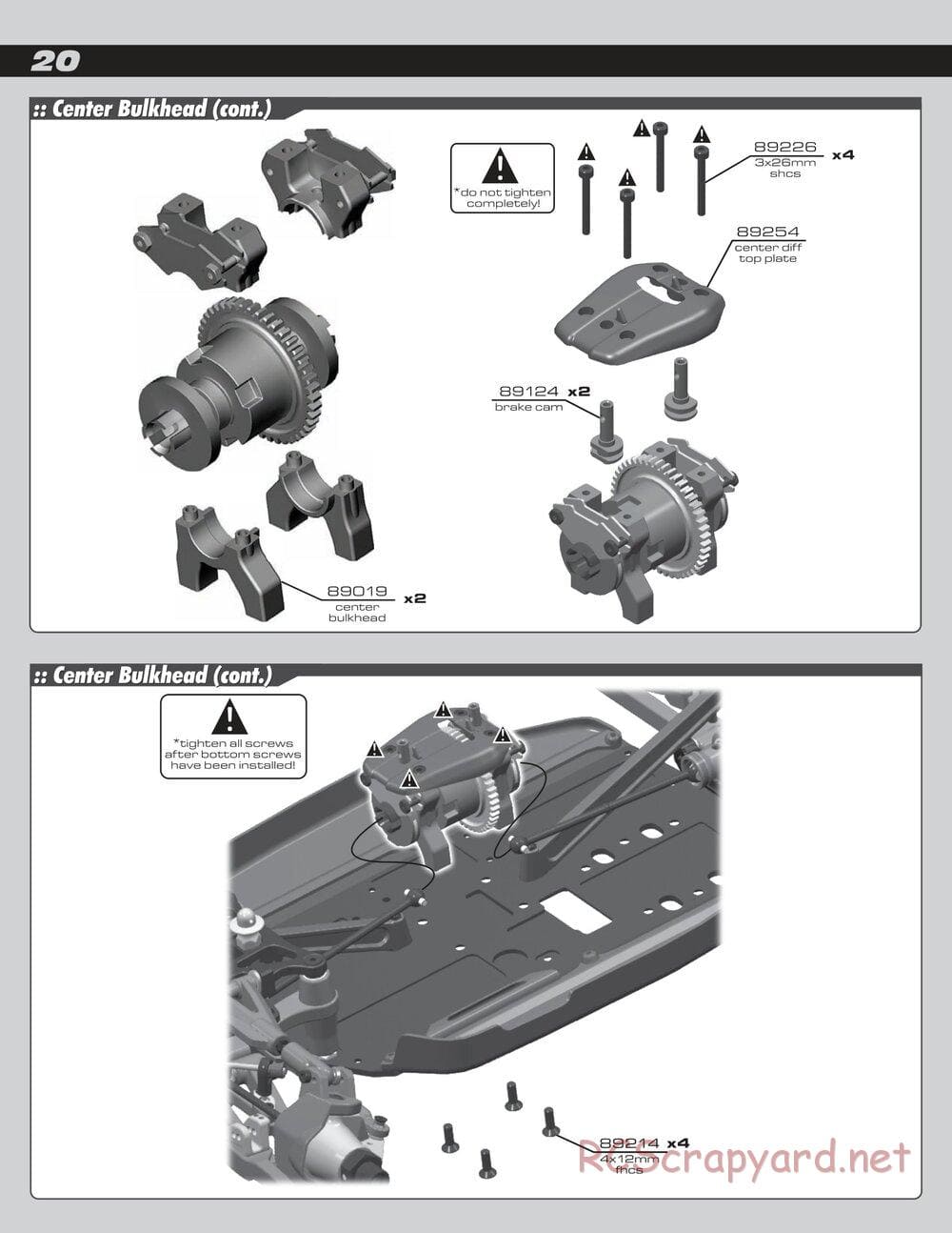 Team Associated - RC8B Factory Team - Manual - Page 20