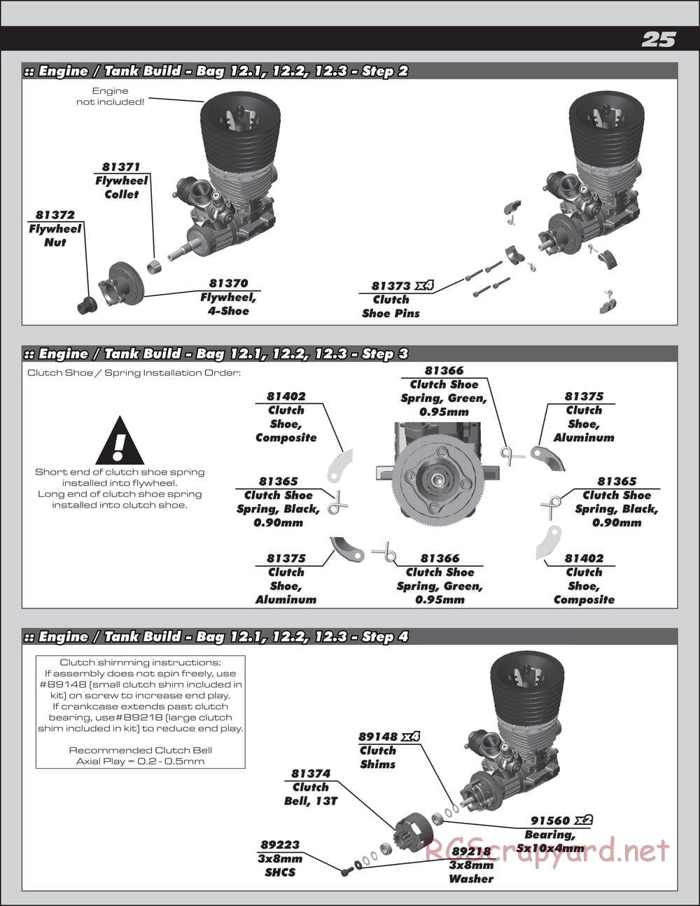 Team Associated - RC8B3.1 Team - Manual - Page 25