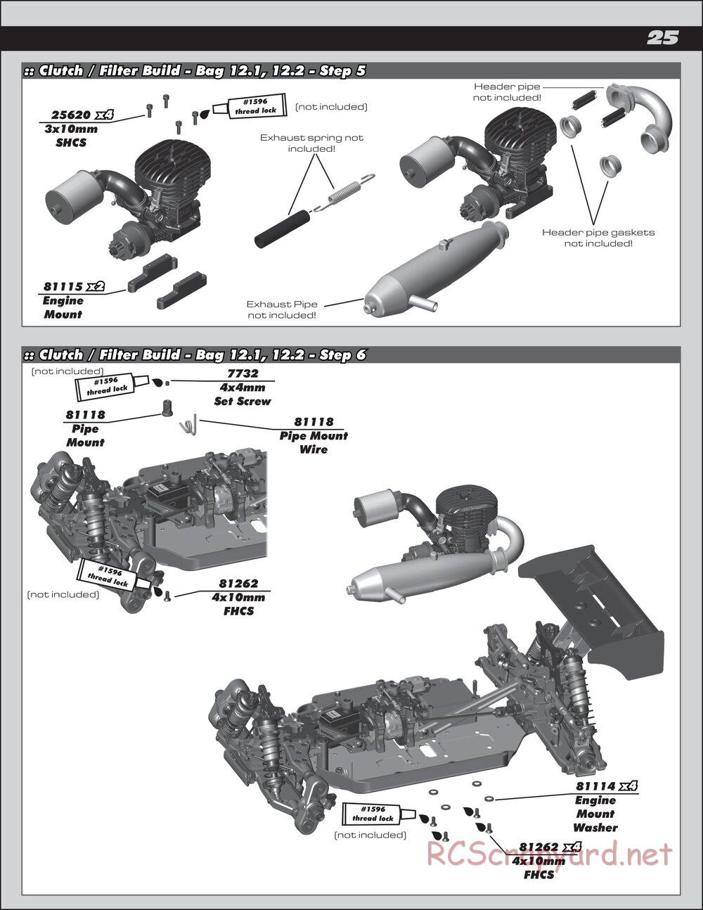 Team Associated - RC8B3.2 Team - Manual - Page 25