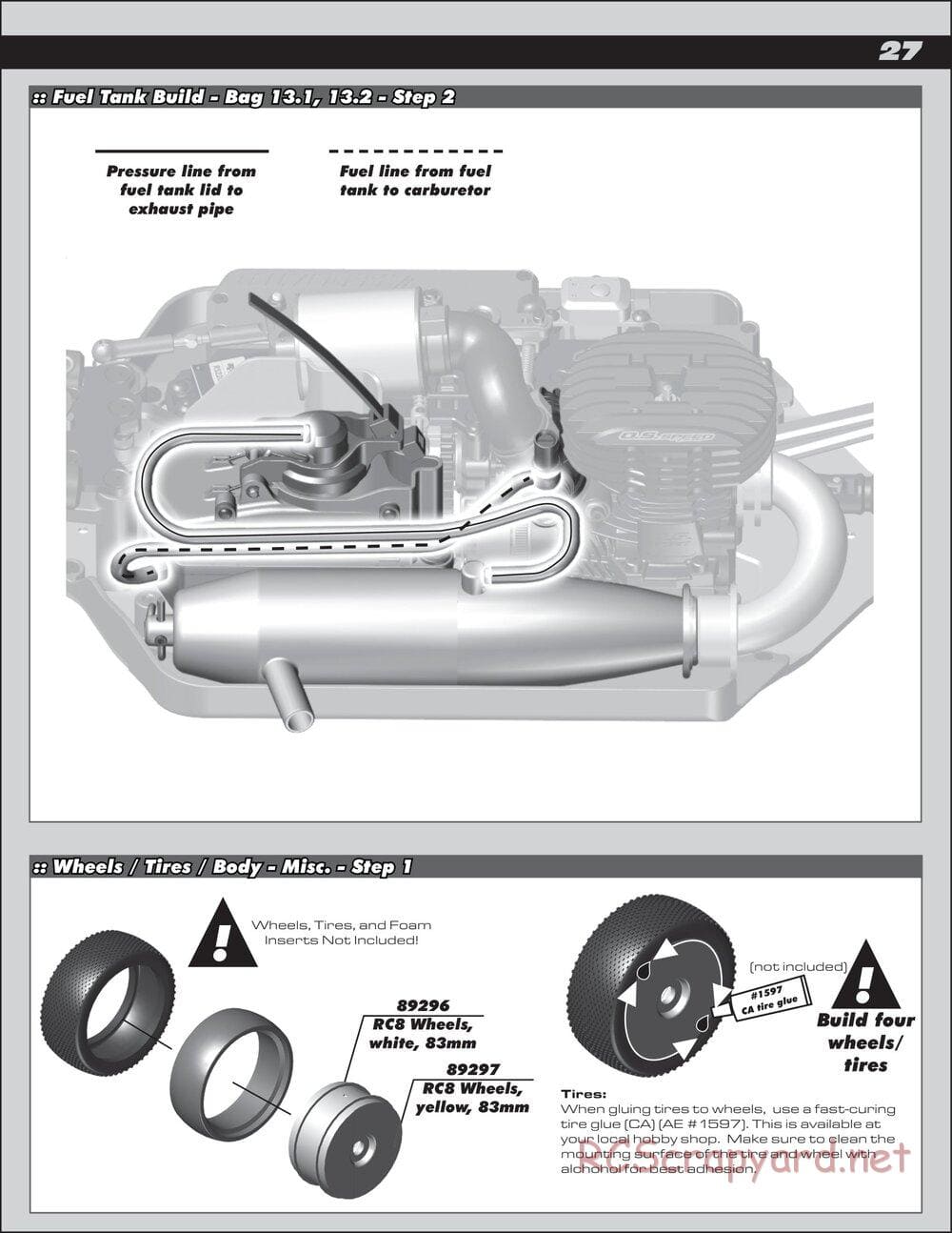 Team Associated - RC8B3.2 Team - Manual - Page 27