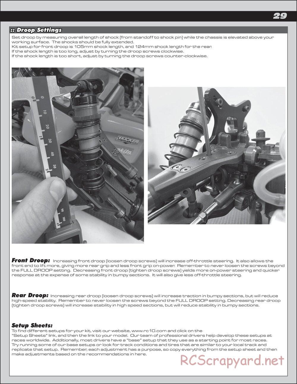 Team Associated - RC8B3.2 Team - Manual - Page 29