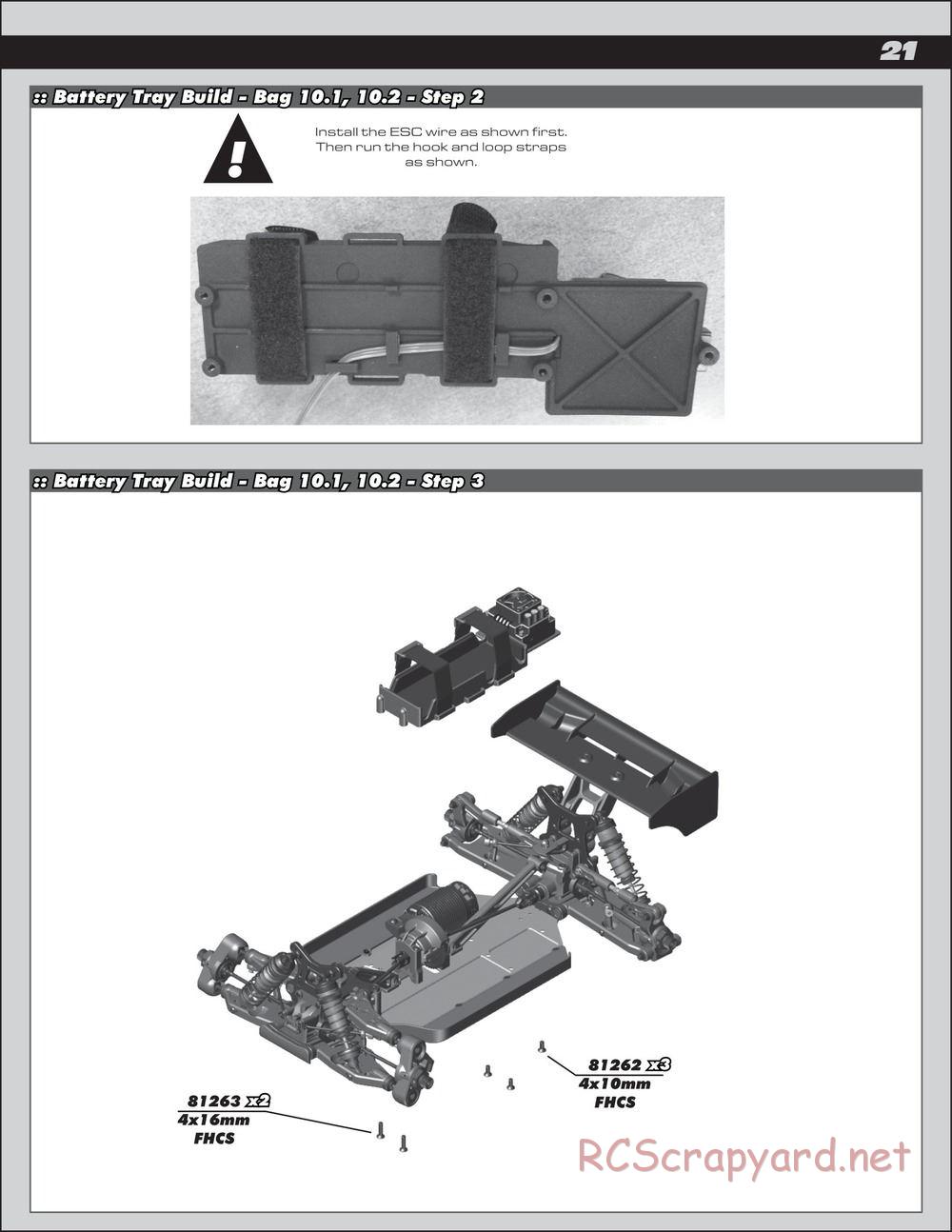 Team Associated - RC8B3.2e Team - Manual - Page 21