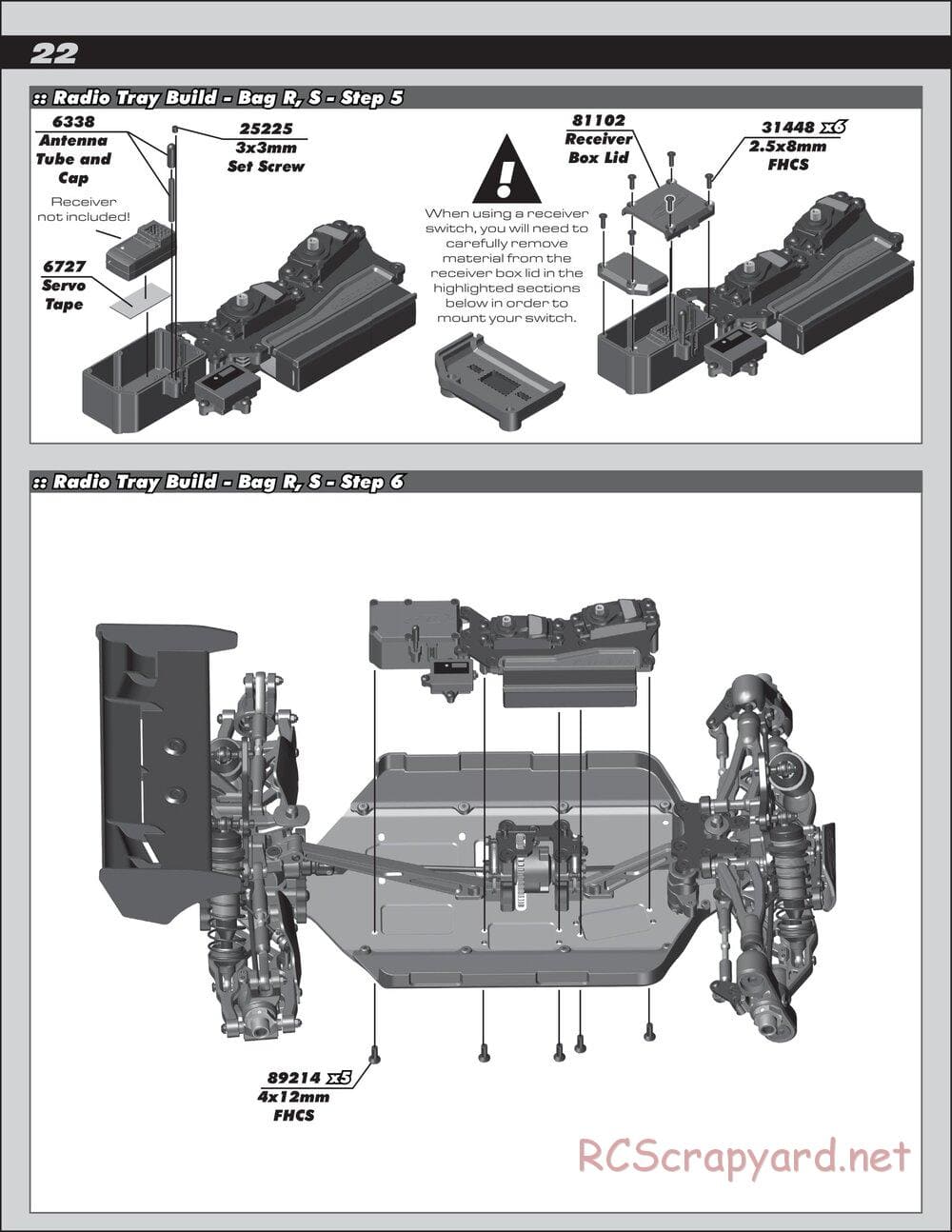 Team Associated - RC8B3 Team - Manual - Page 22