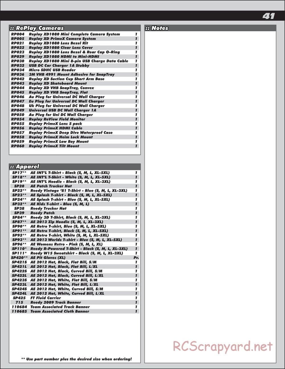 Team Associated - RC8B3 Team - Manual - Page 41