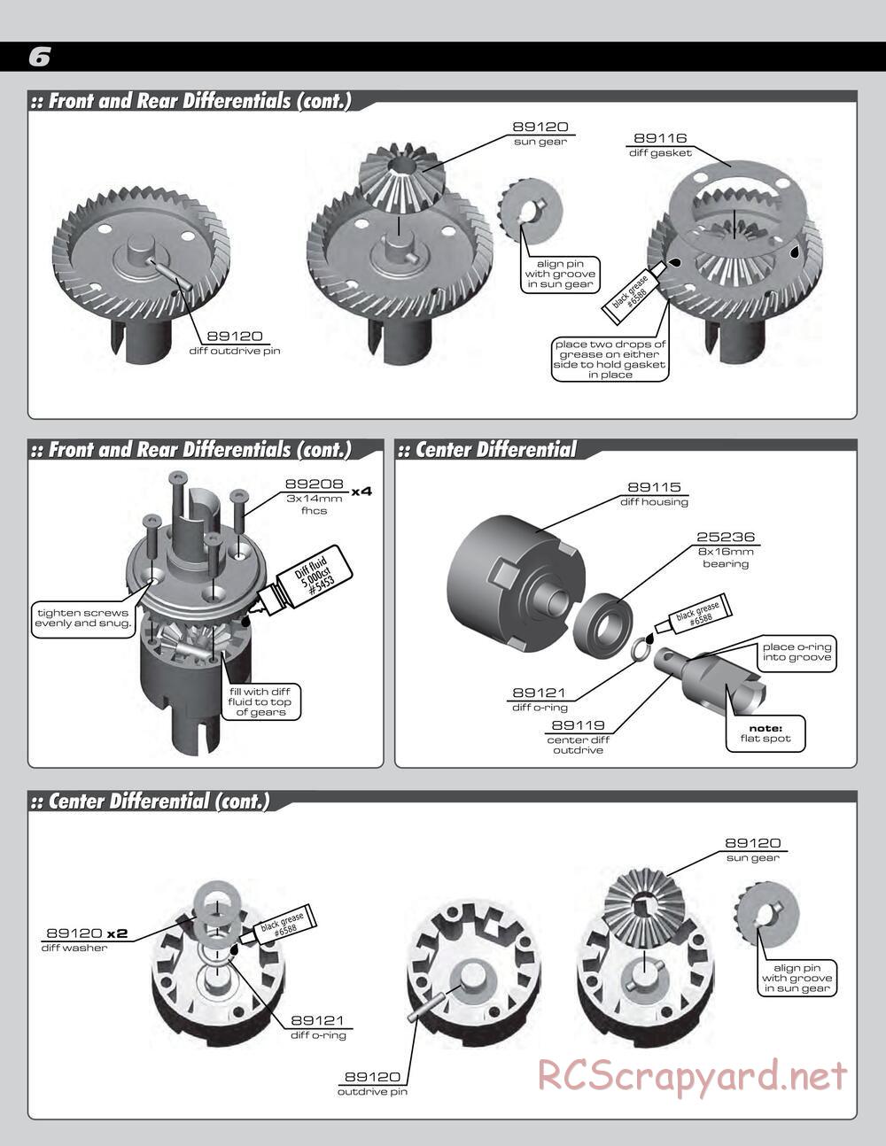 Team Associated - RC8Be Factory Team - Manual - Page 6