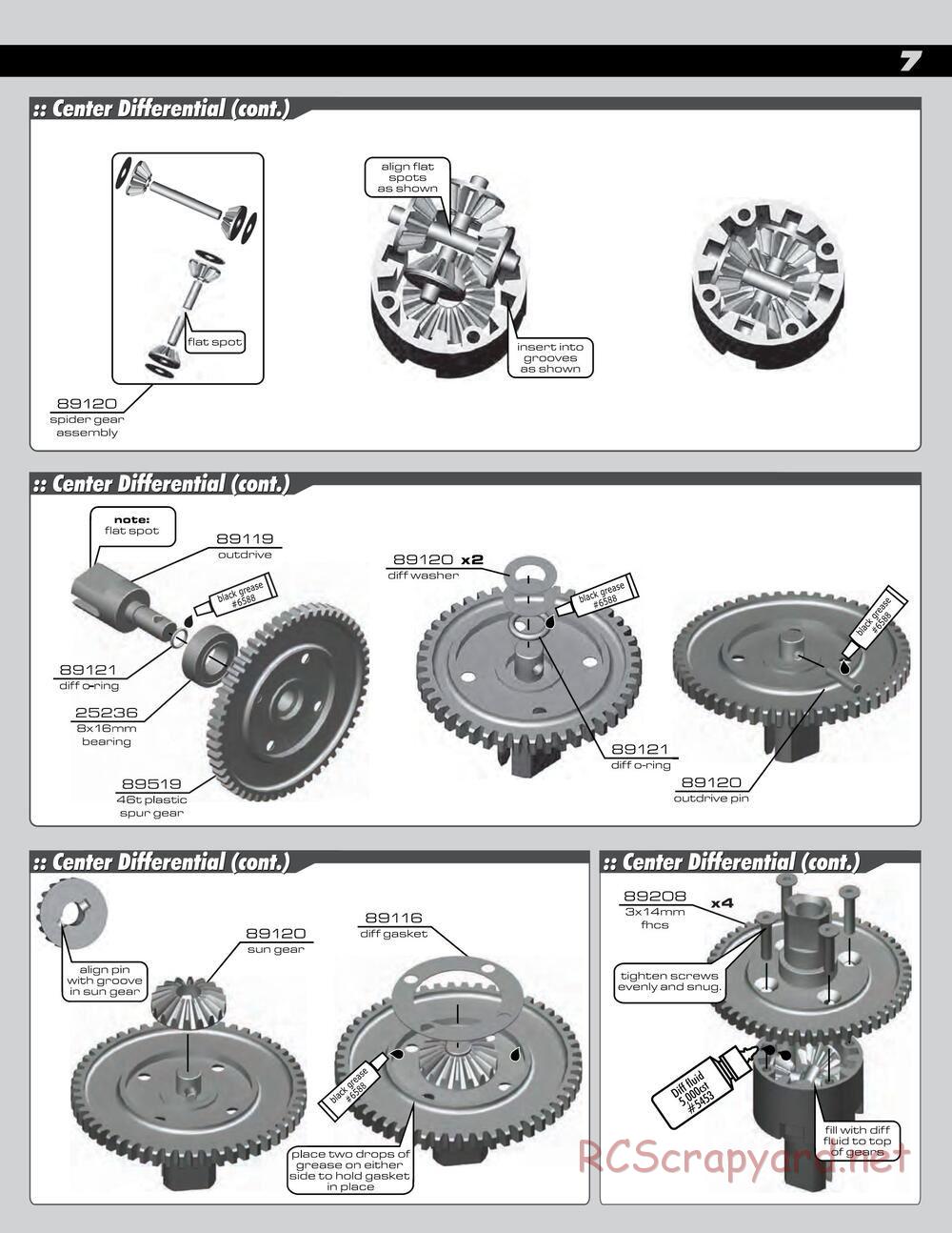 Team Associated - RC8Be Factory Team - Manual - Page 7