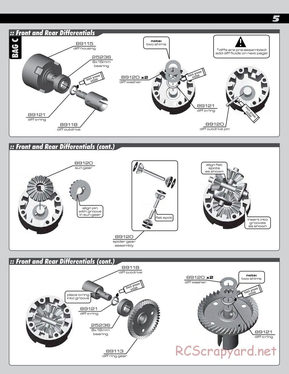 Team Associated - RC8T Factory Team CE - Manual - Page 5