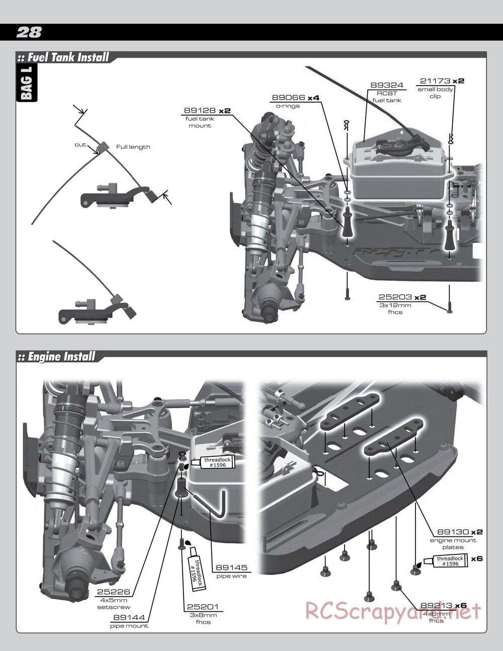Team Associated - RC8T Factory Team CE - Manual - Page 28