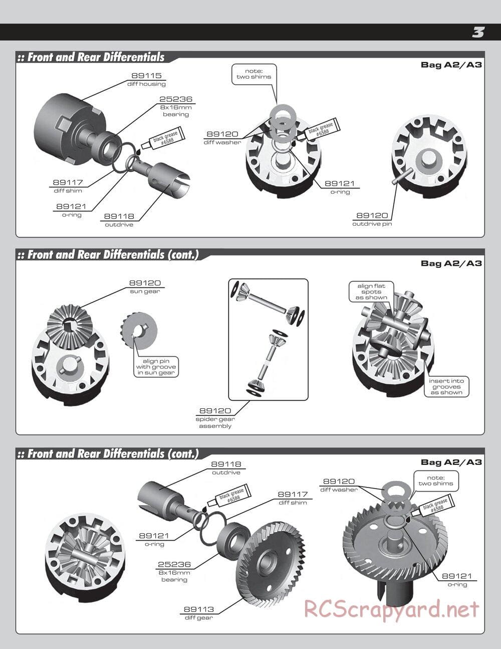Team Associated - RC8T Factory Team - Manual - Page 3