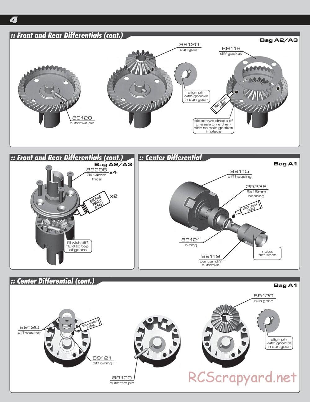 Team Associated - RC8T Factory Team - Manual - Page 4