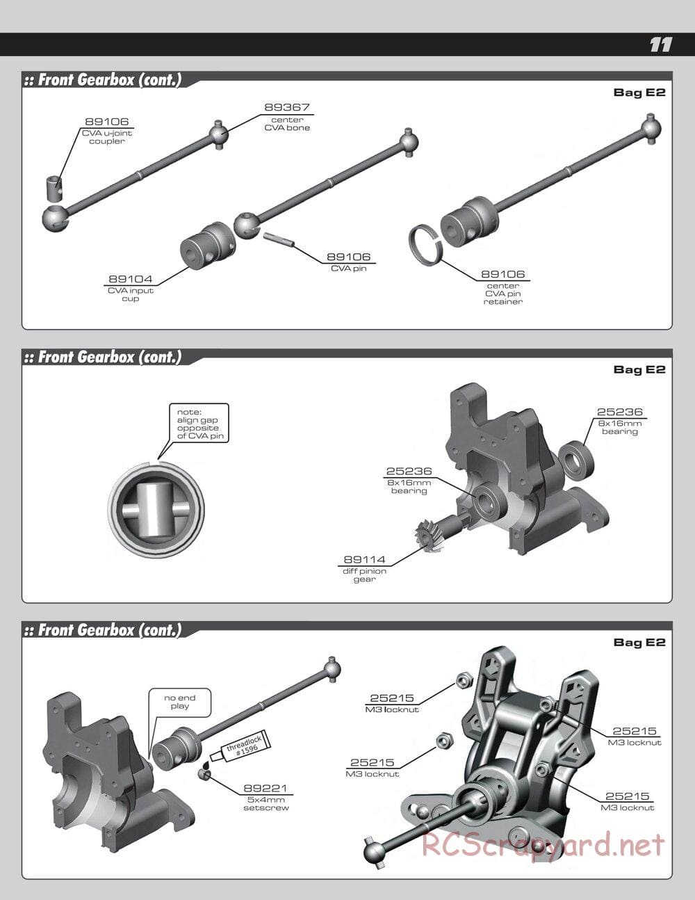 Team Associated - RC8T RTR - Manual - Page 11