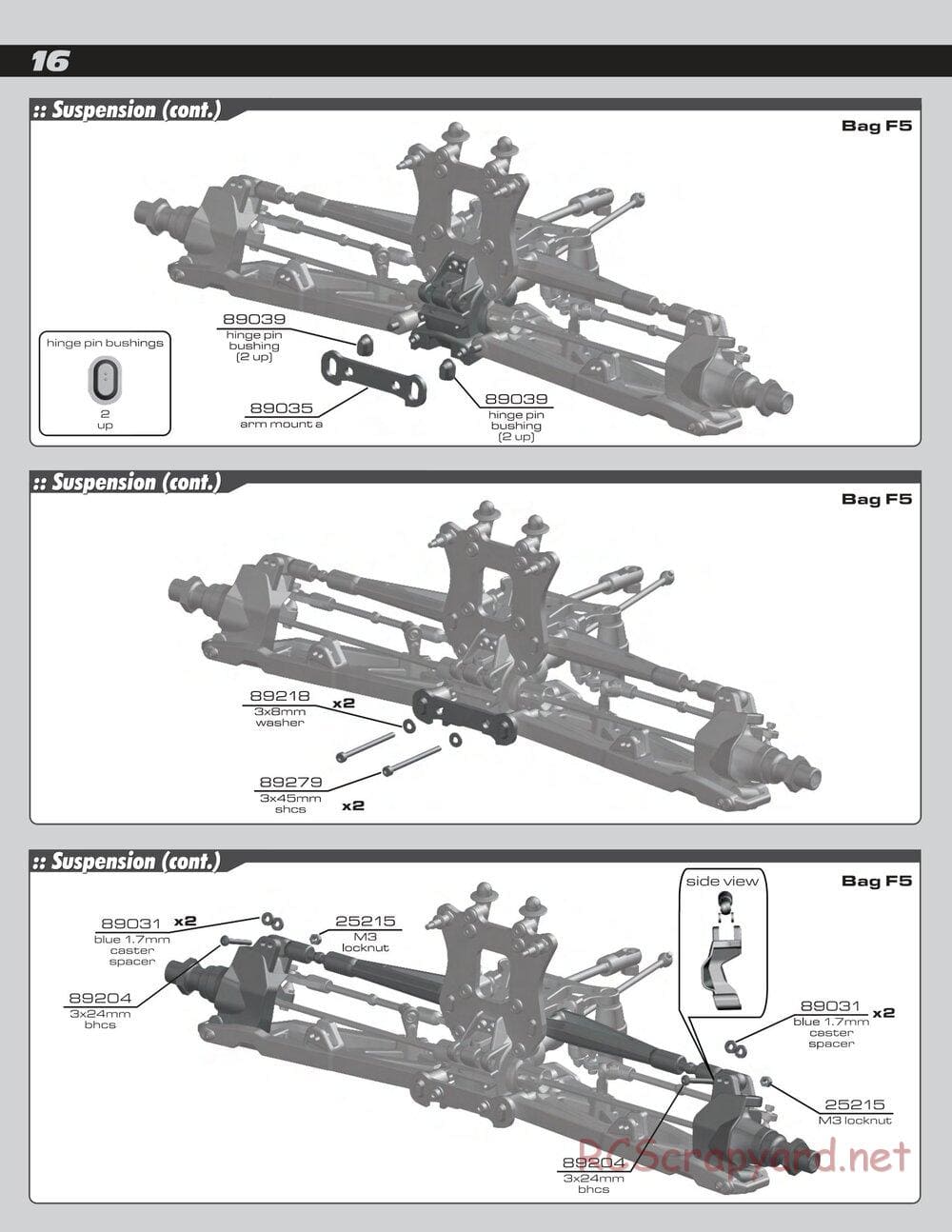 Team Associated - RC8T RTR - Manual - Page 16