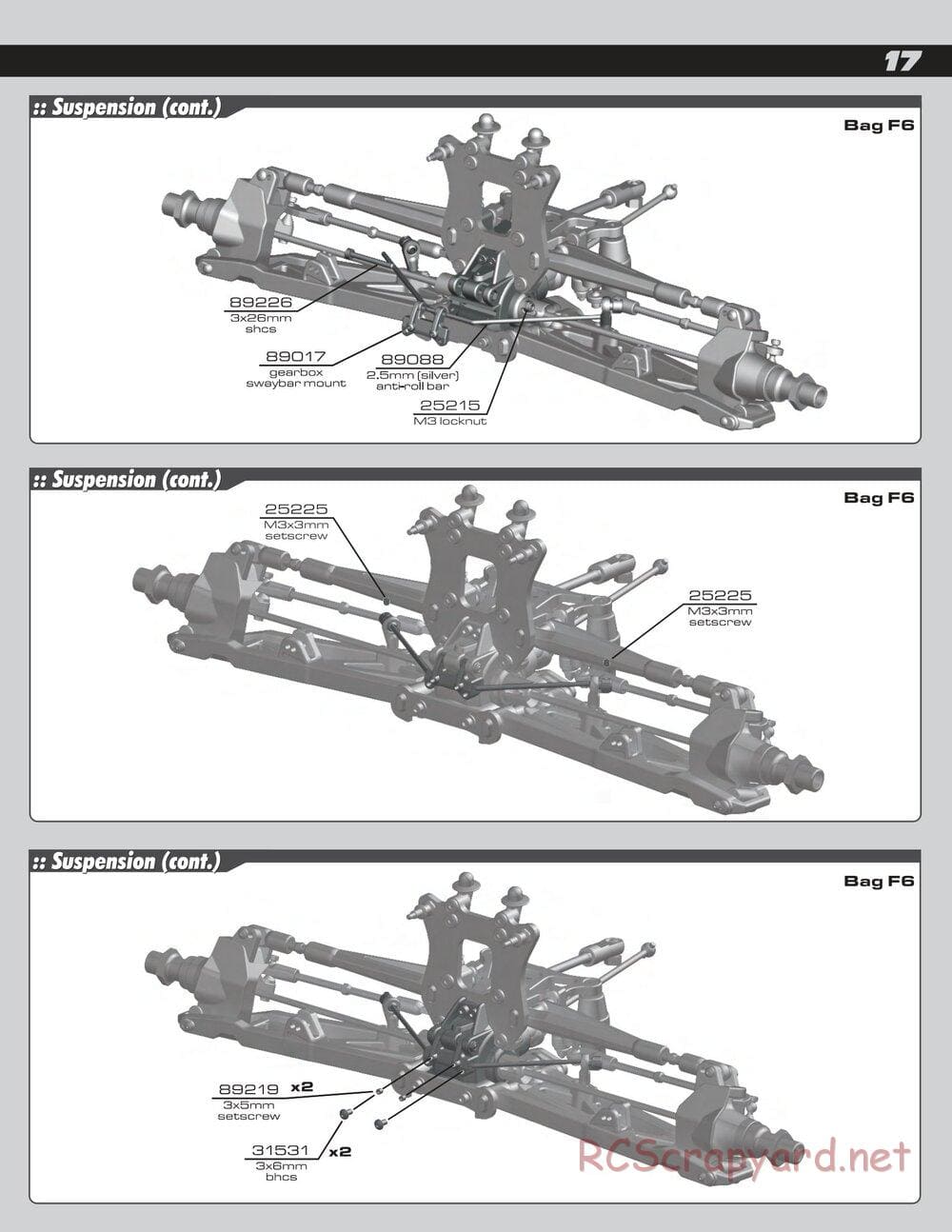 Team Associated - RC8T RTR - Manual - Page 17