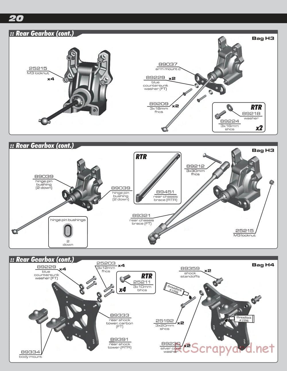 Team Associated - RC8T RTR - Manual - Page 20