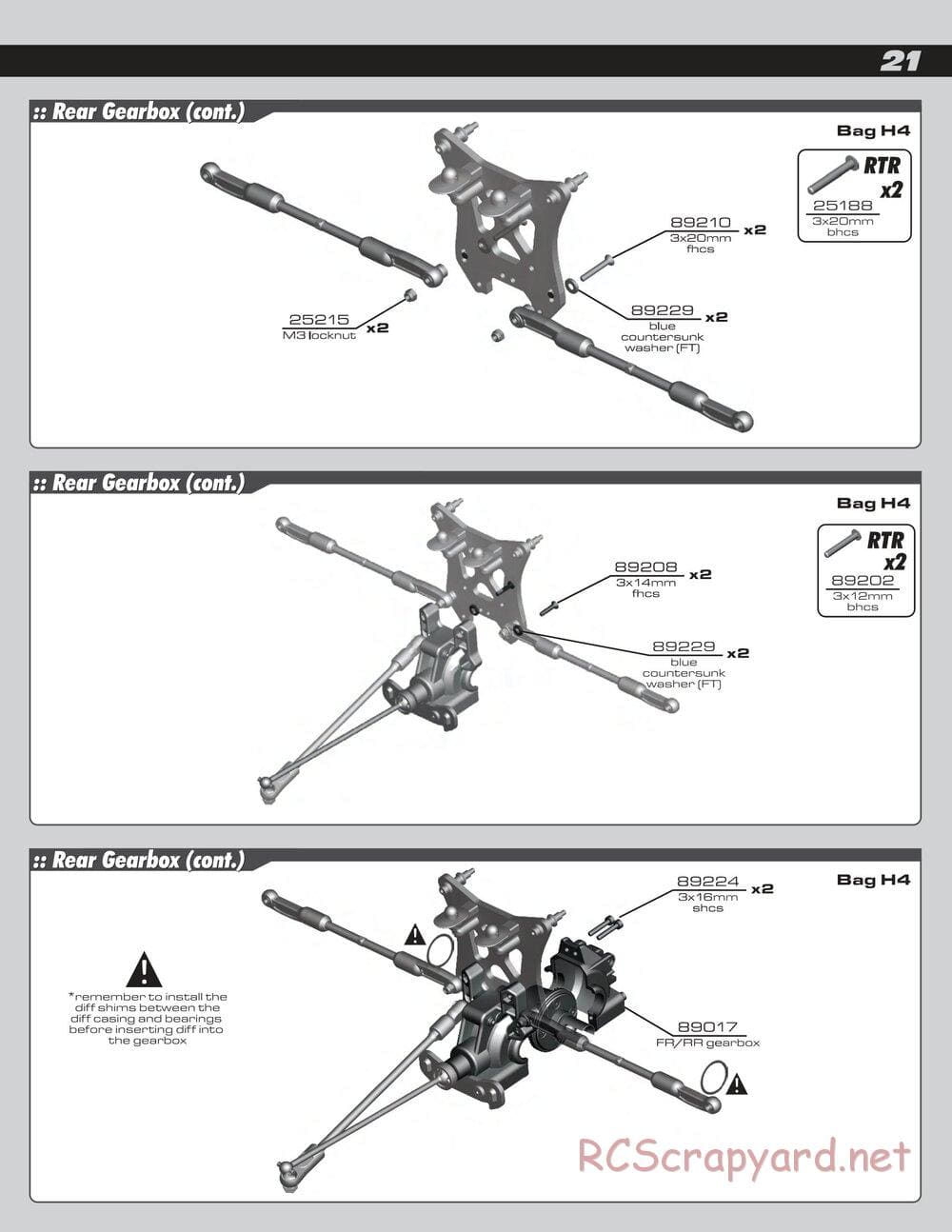 Team Associated - RC8T RTR - Manual - Page 21