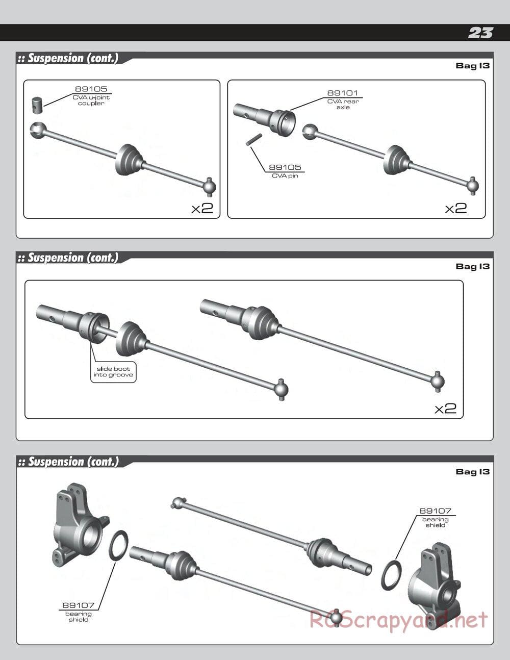 Team Associated - RC8T RTR - Manual - Page 23