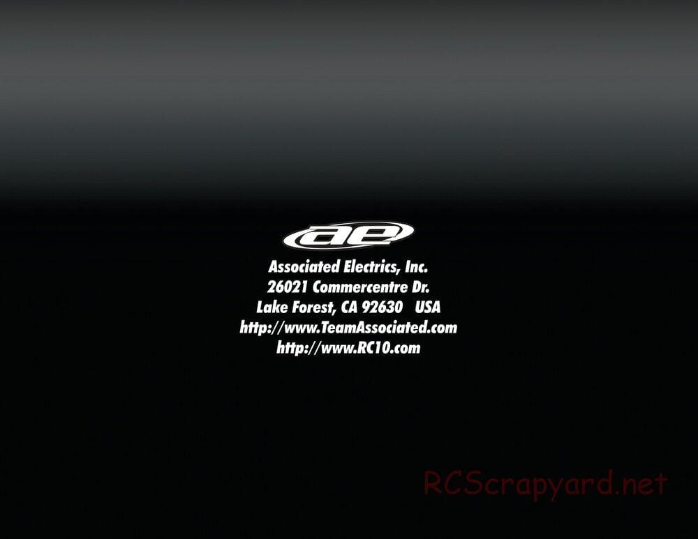 Team Associated - RC8T RTR - Manual - Page 50